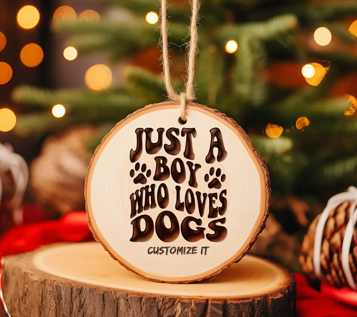 Just a Boy Who Loves Dogs SVG Cut File - Dog Quote Design SVG