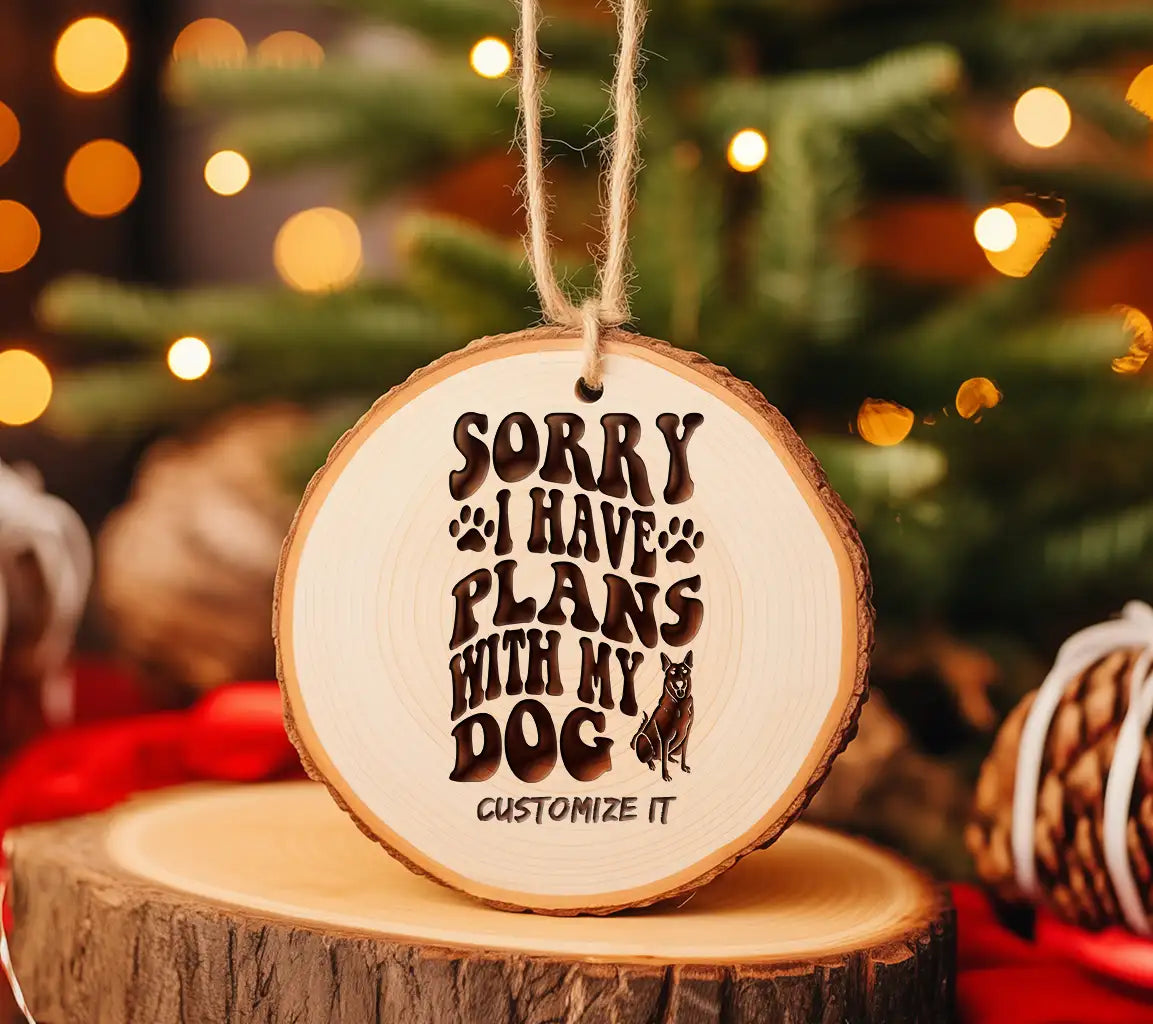 Sorry I Have Plans With My Dog SVG Cut File SVG