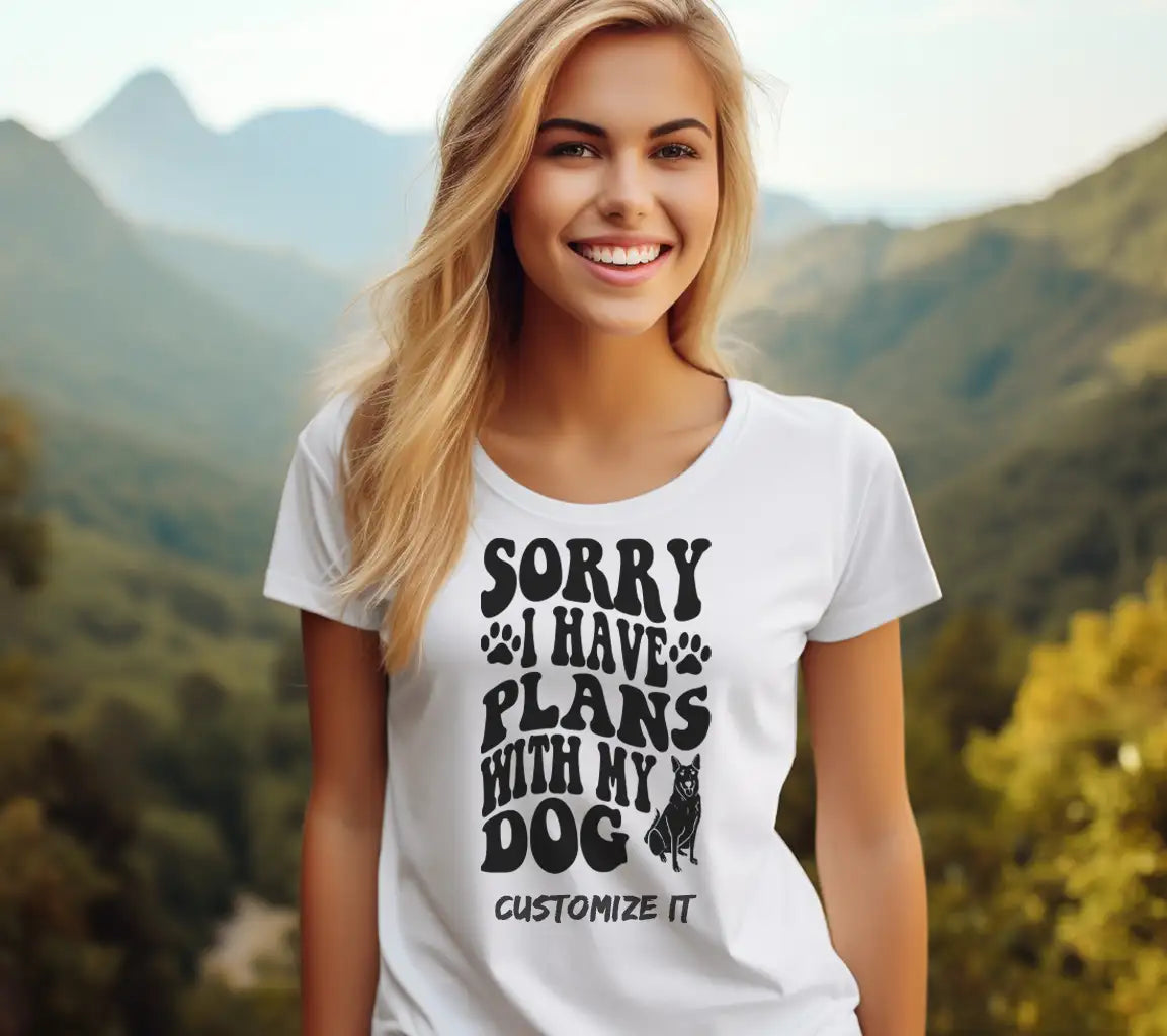 Sorry I Have Plans With My Dog SVG Cut File SVG