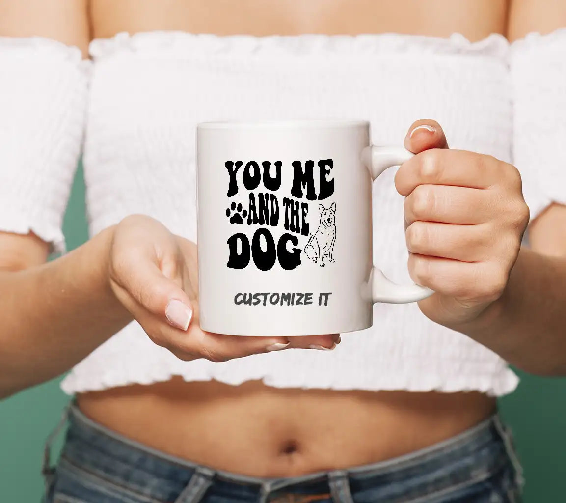 You, Me, and the Dog  SVG Poster SVG