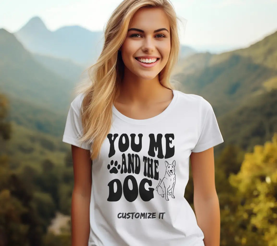 You, Me, and the Dog  SVG Poster SVG