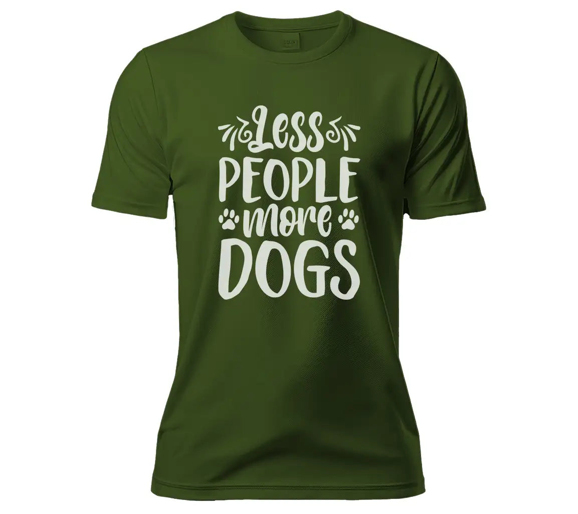 Less People More Dogs SVG Design -  Sign SVG