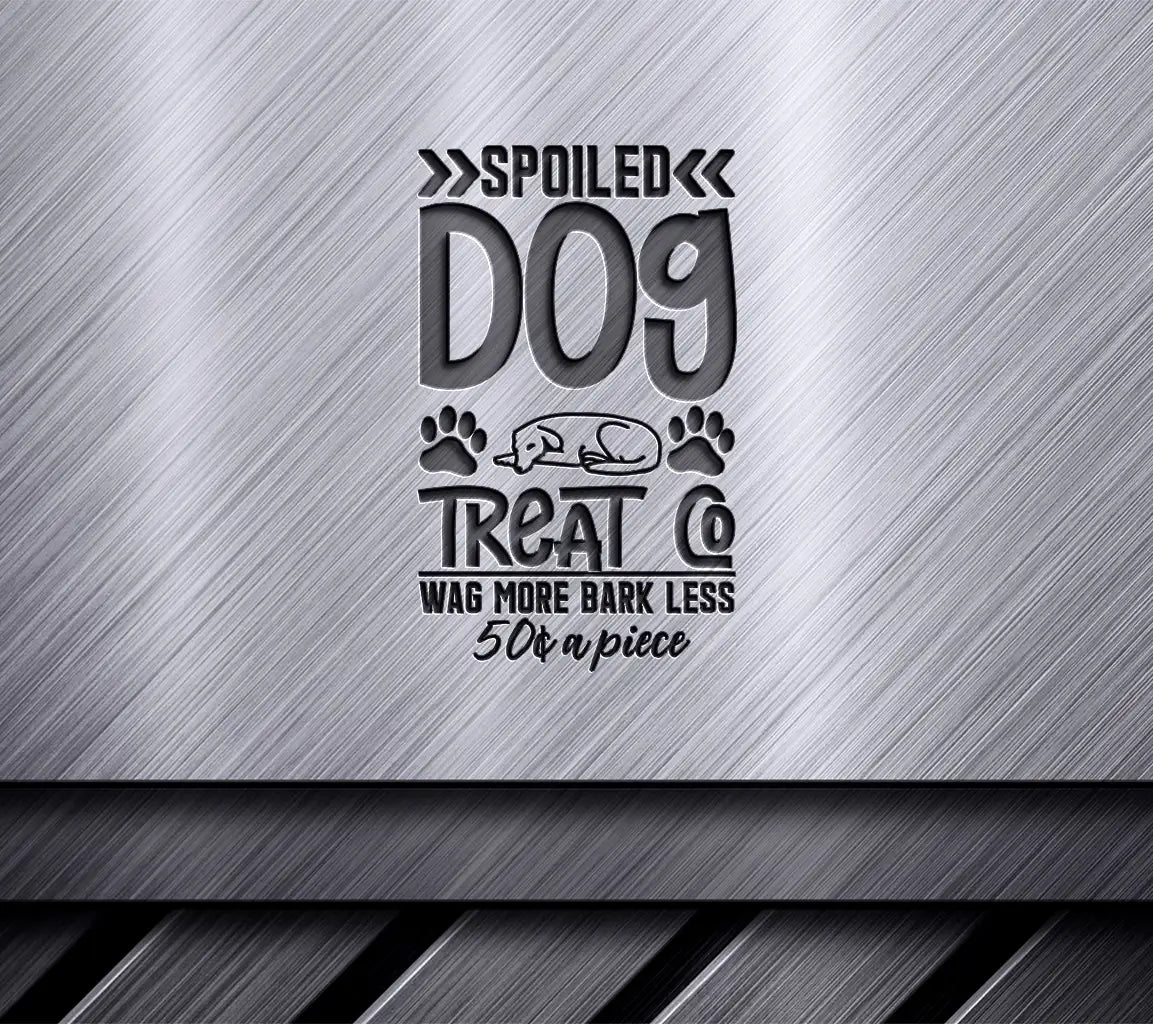 Wag More Bark Less Spoiled Dog Treat Co. SVG Cut File SVG