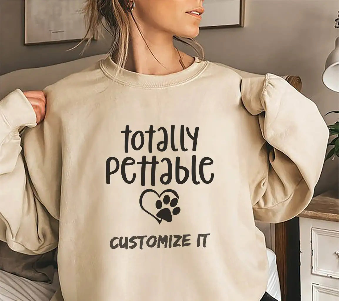 Totally Pettable Dog SVG -  Sign SVG