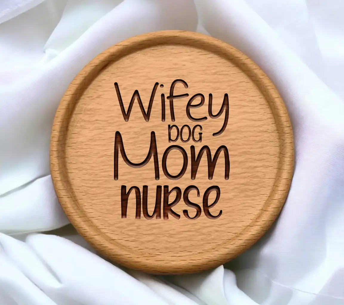  Wifey Dog Mom Nurse SVG Cut File SVG
