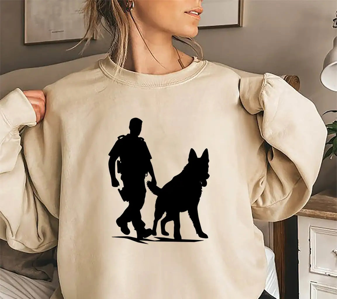 Dog And Police Officer
