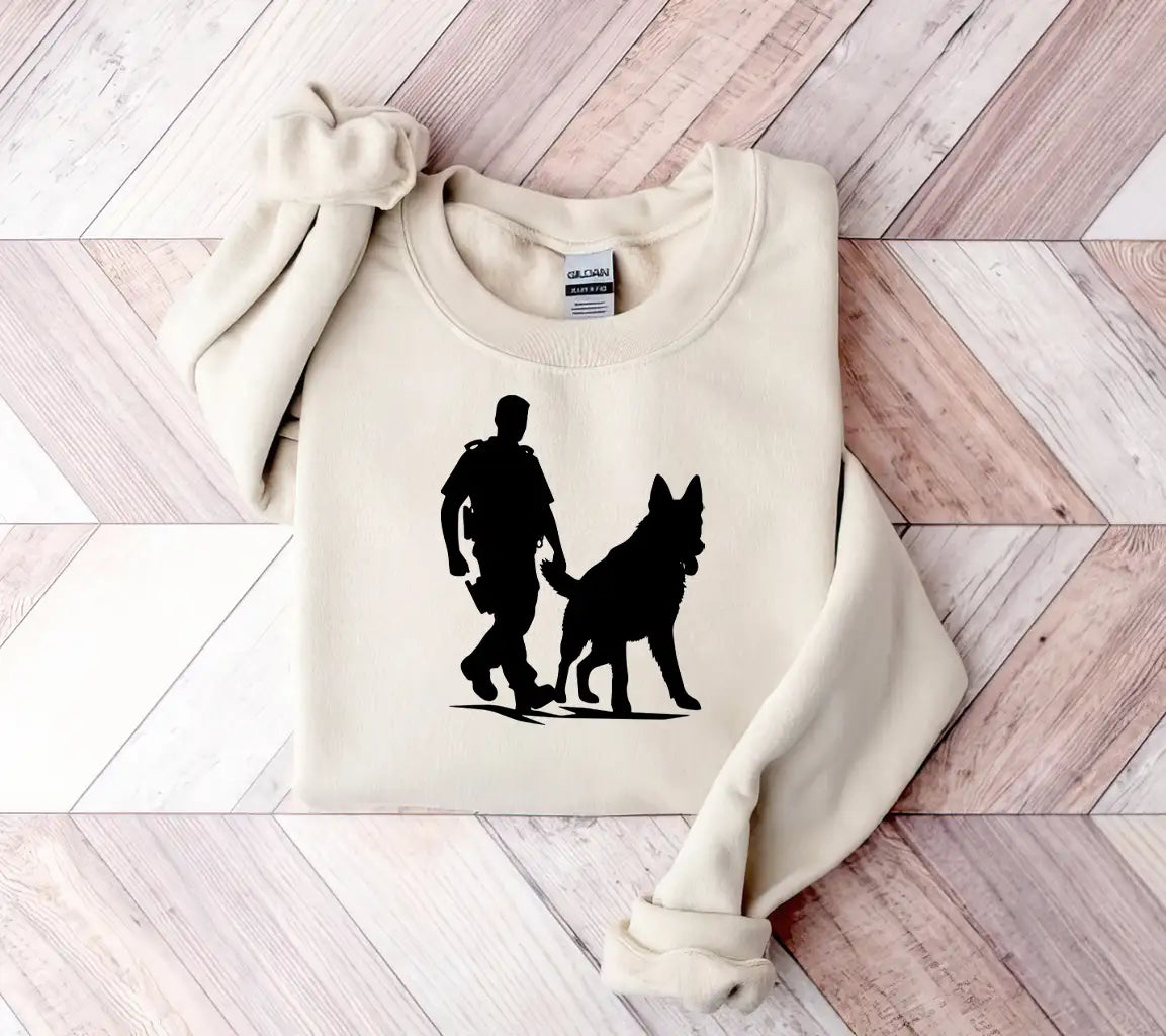 Dog And Police Officer