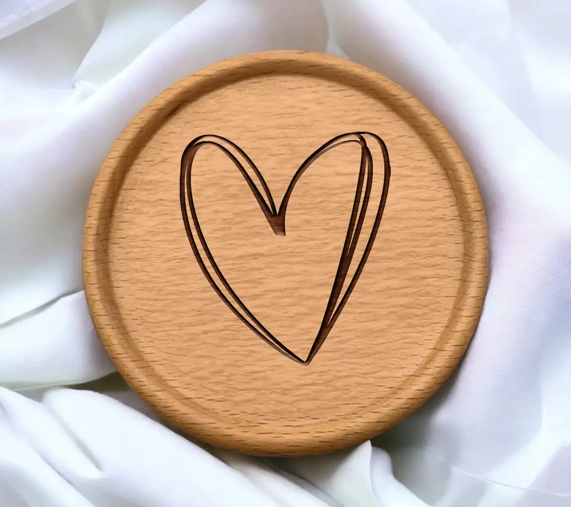  Doodle Heart SVG - Minimalist Heart Illustration SVG