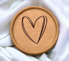  Doodle Heart SVG - Minimalist Heart Illustration SVG
