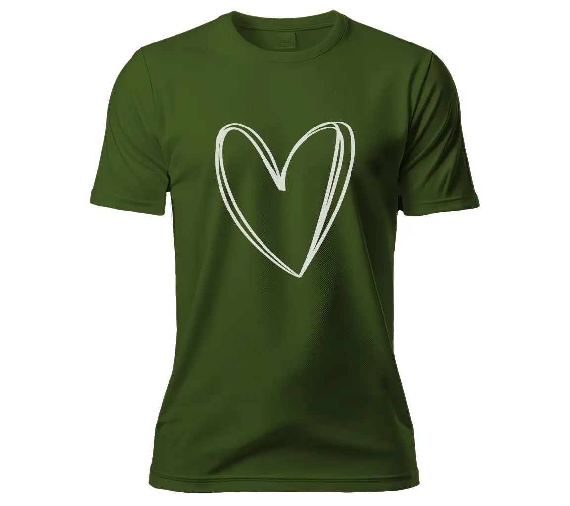  Doodle Heart SVG - Minimalist Heart Illustration SVG