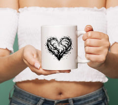 Dotted Heart Swirl