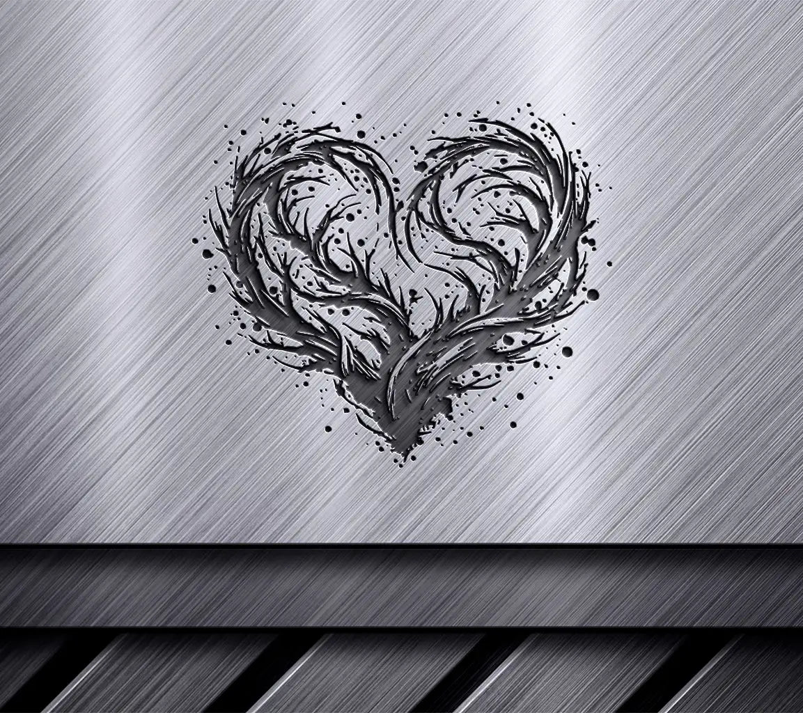 Dotted Heart Swirl