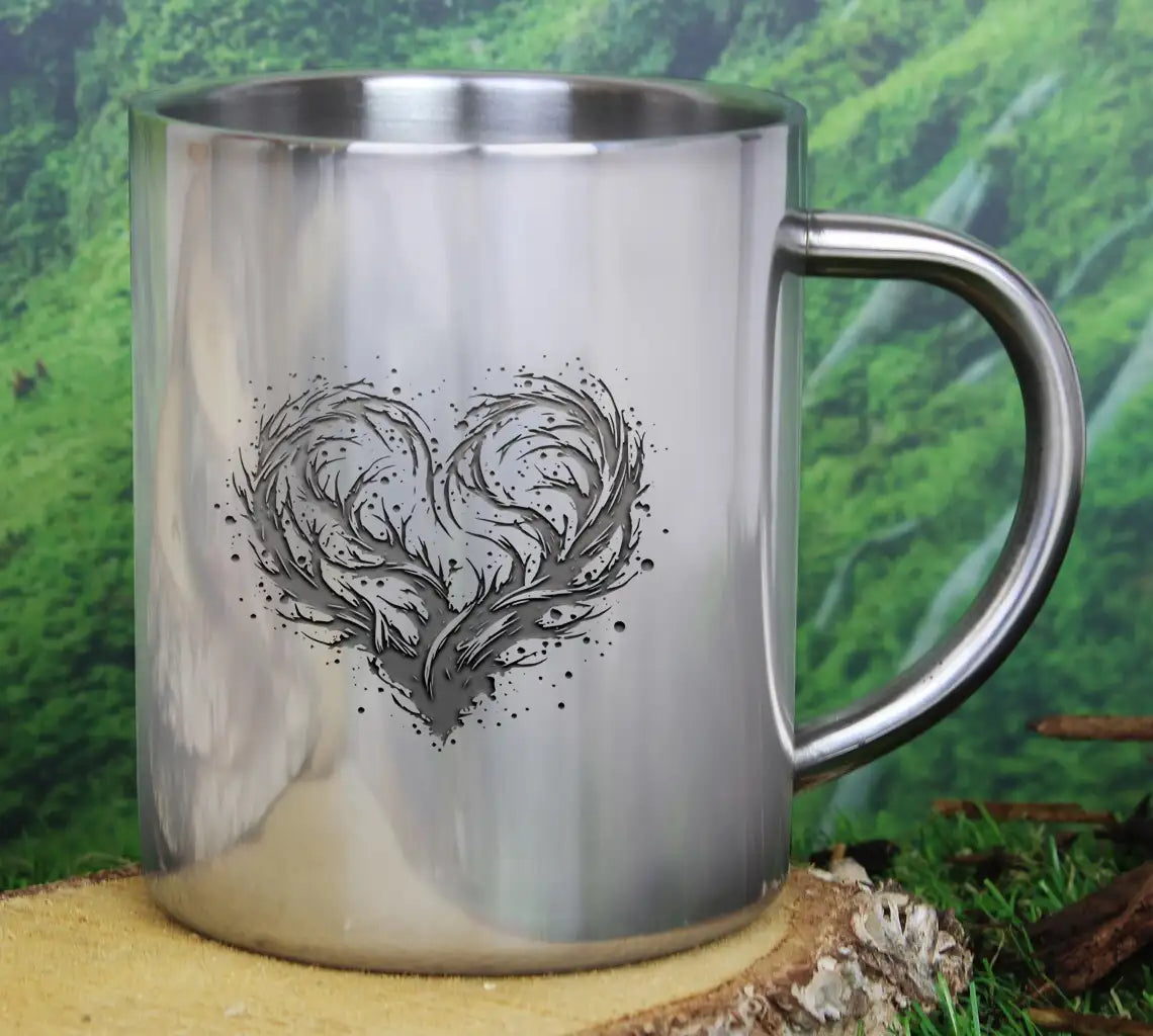 Dotted Heart Swirl