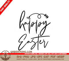  Happy Easter SVG Design SVG