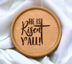 He Is Risen Yall -  Easter SVG Design SVG