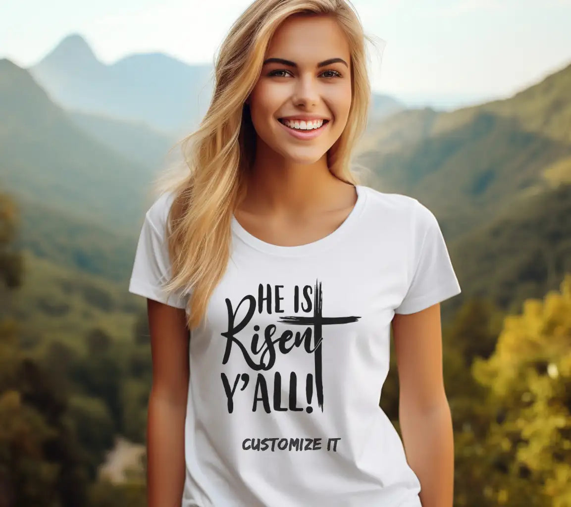 He Is Risen Yall -  Easter SVG Design SVG