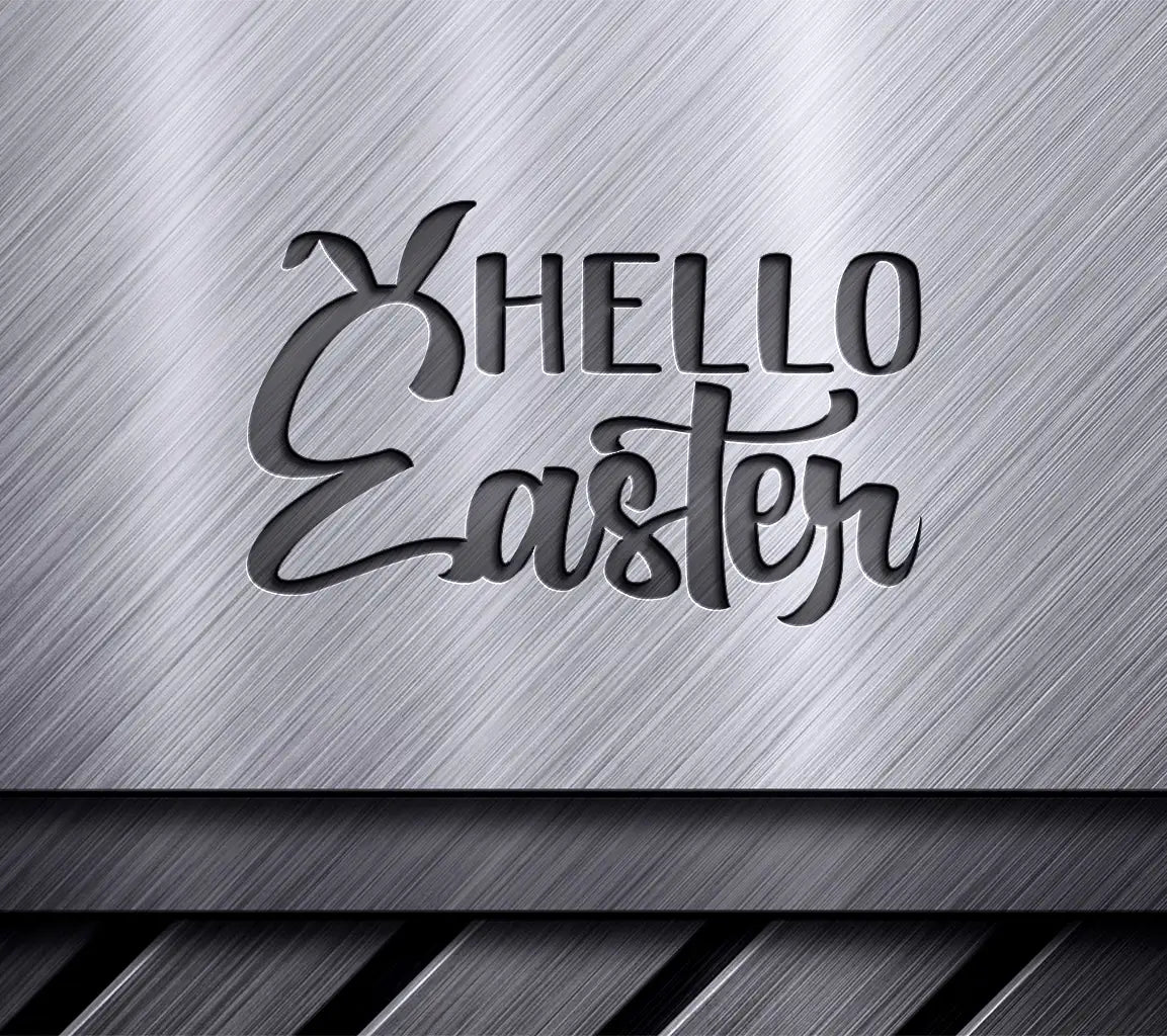  Hello Easter SVG Cut File SVG