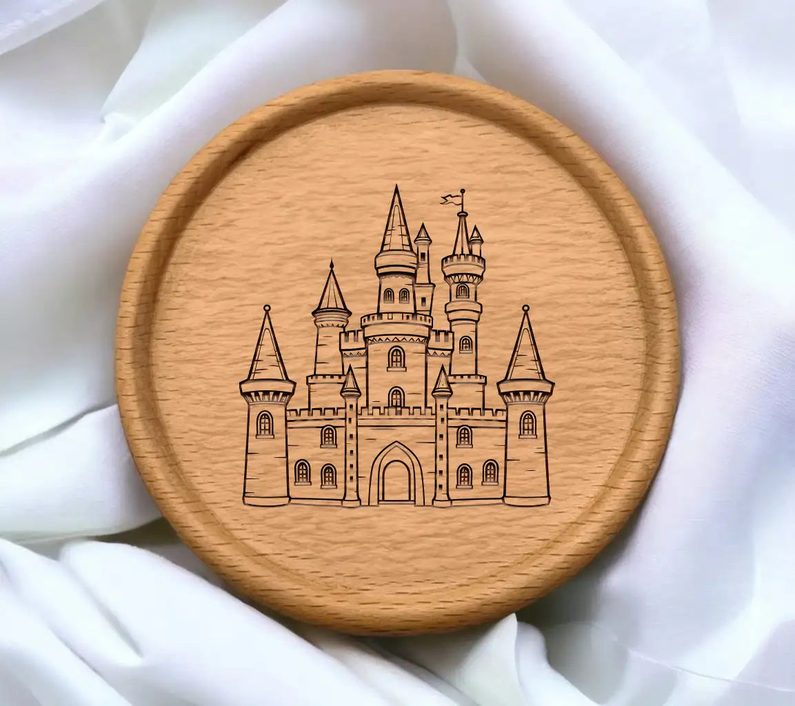  Castle with Flag SVG - Echoes of Infinity SVG