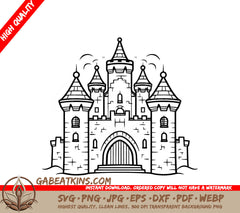  Castle SVG - Echoes of Destiny SVG