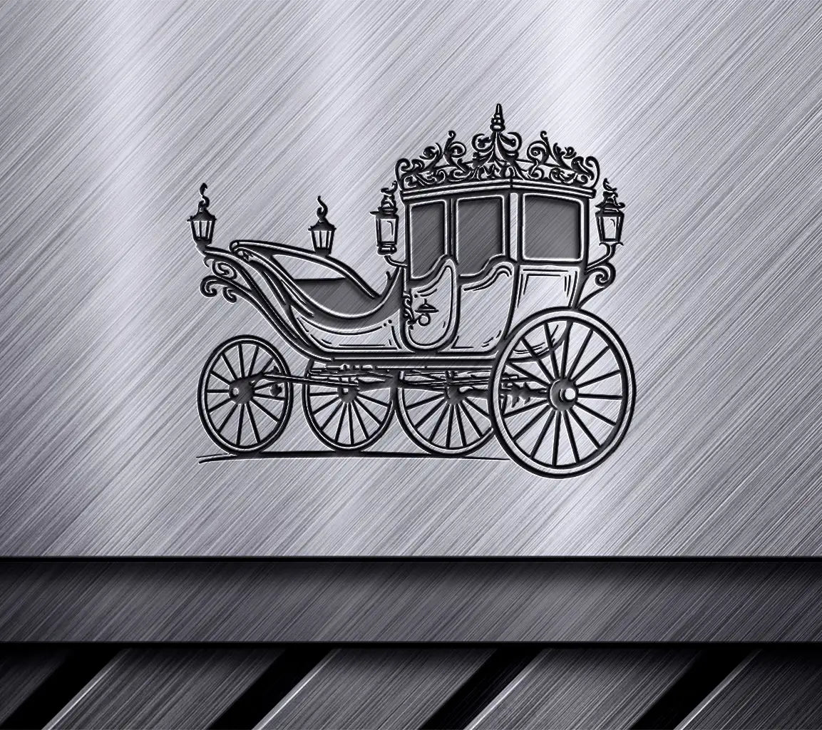  Horse Drawn Carriage SVG Elegant Wedding Chariot Design Design SVG