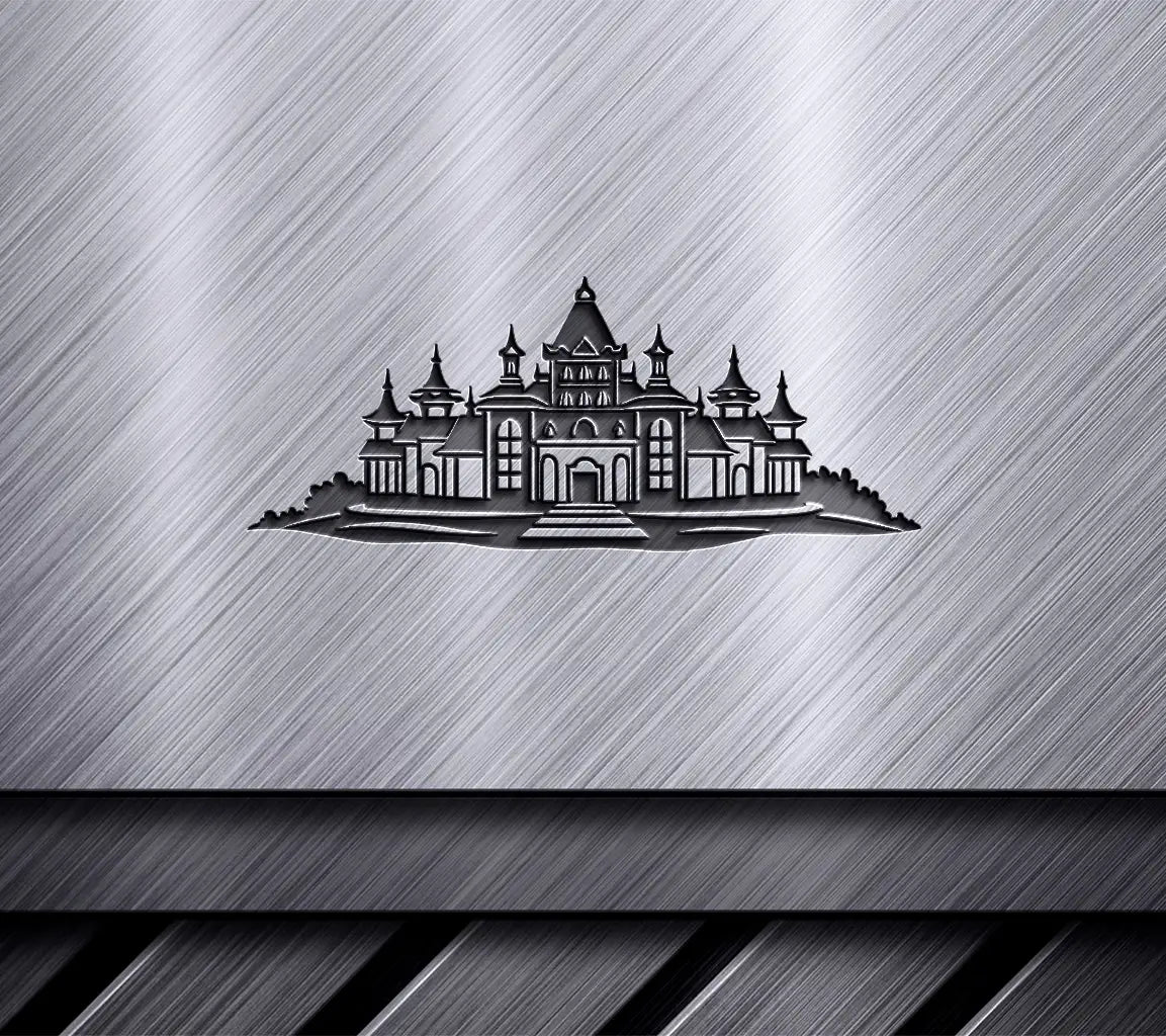 Elegant  Castle Hilltop SVG - Royal Themed Design SVG
