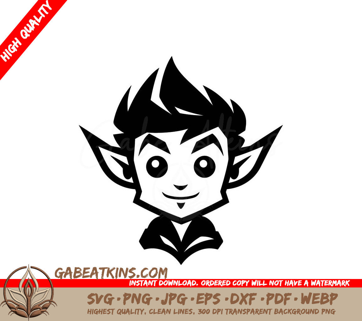  Boy with Elf Ears SVG - Elfin Chronicles SVG