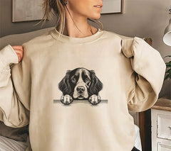 English Springer Spaniel Dog SVG -  Tabletop Portrait SVG