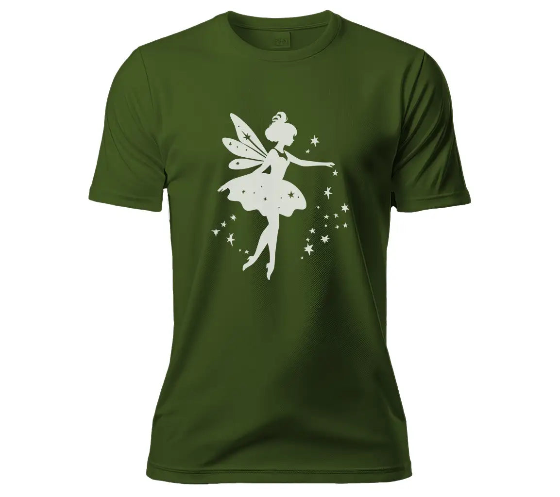  Fairy Silhouette SVG - Starry Night Vector Design for T-shirts SVG