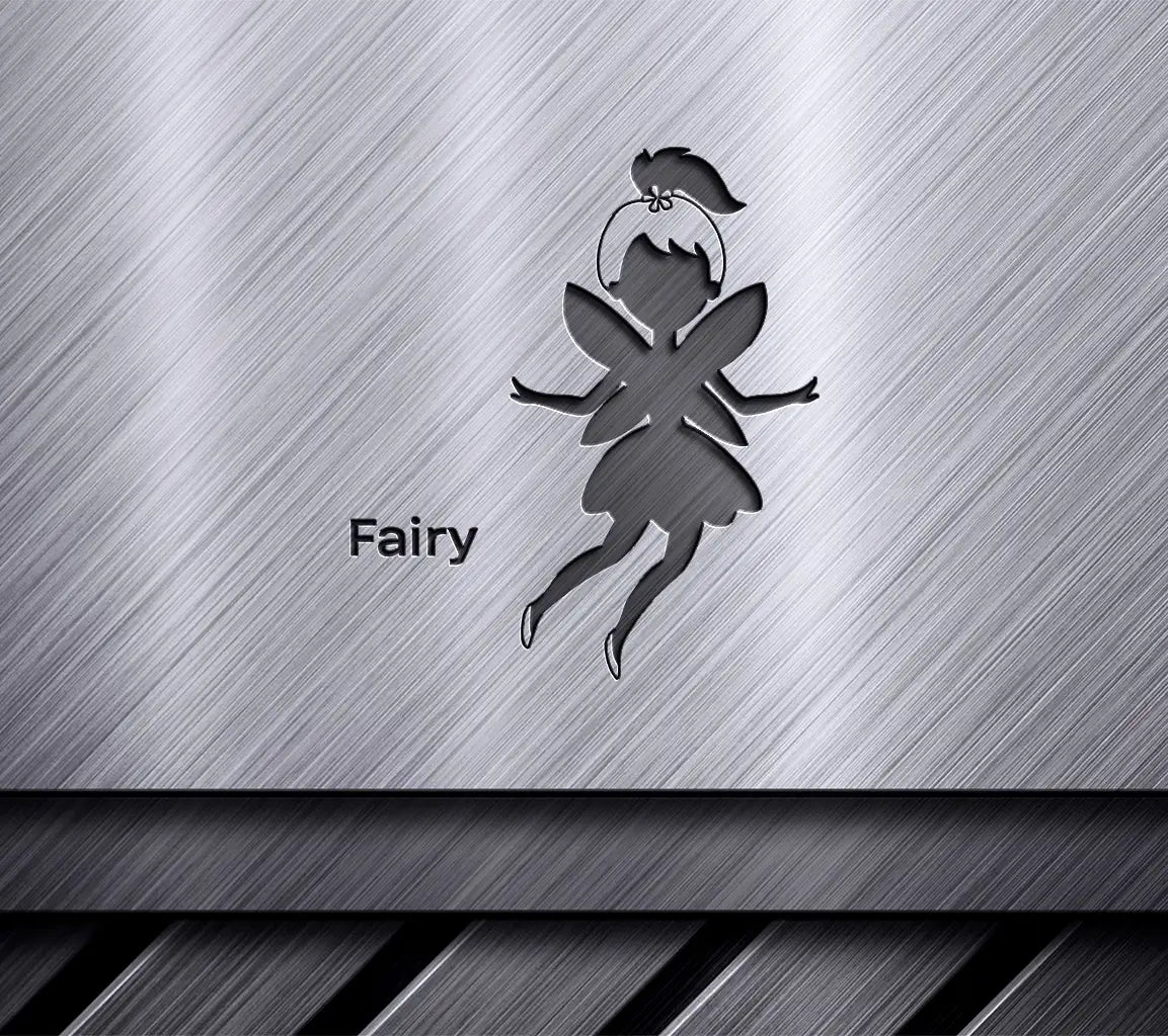  Fairy Silhouette SVG - Flower Crown & Wings SVG