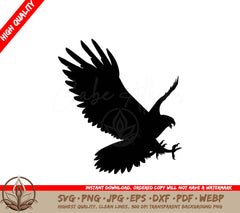 Falcon Eagle Vector Illustration SVG 