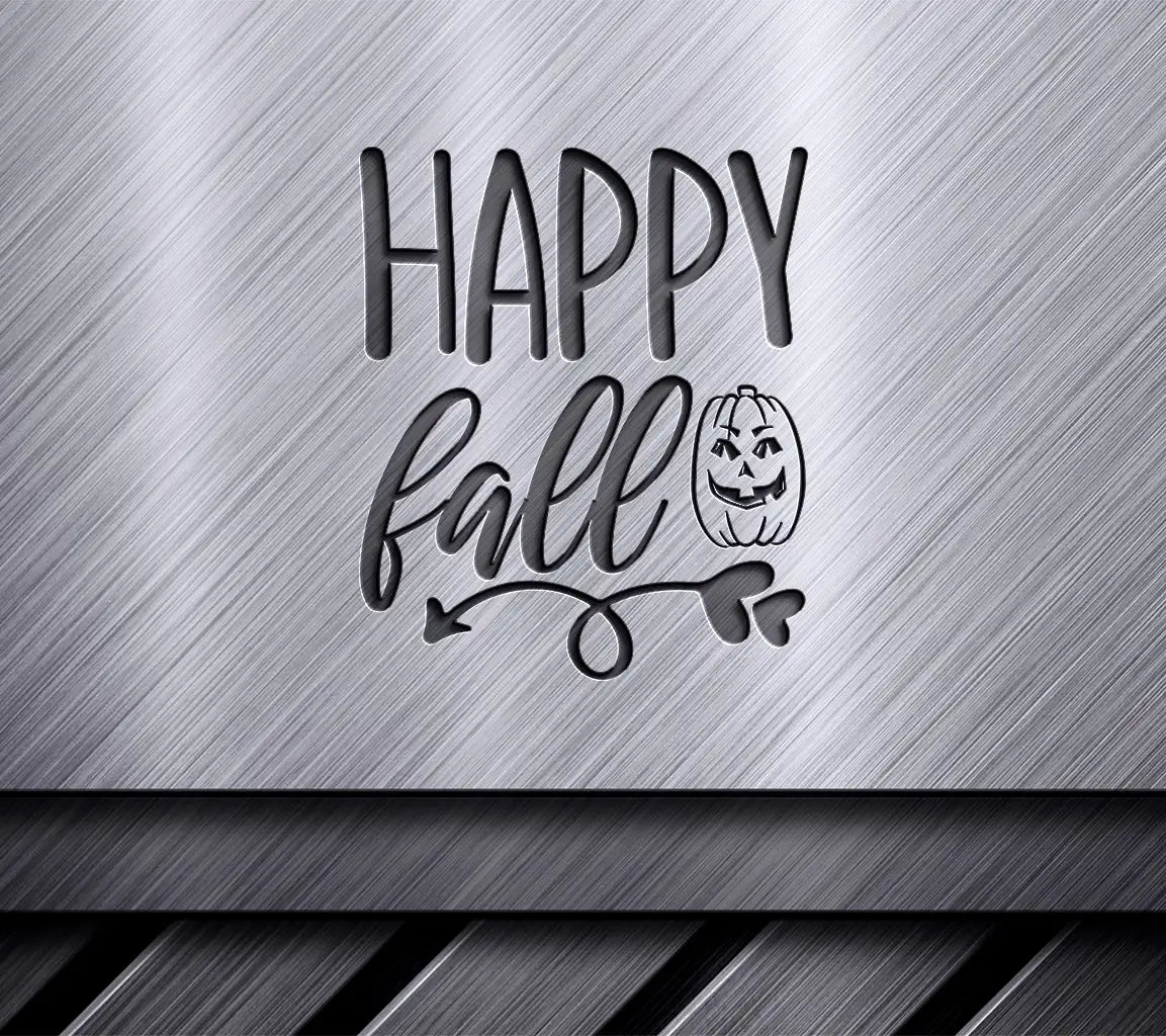 Happy Fall Pumpkin SVG -  Design SVG