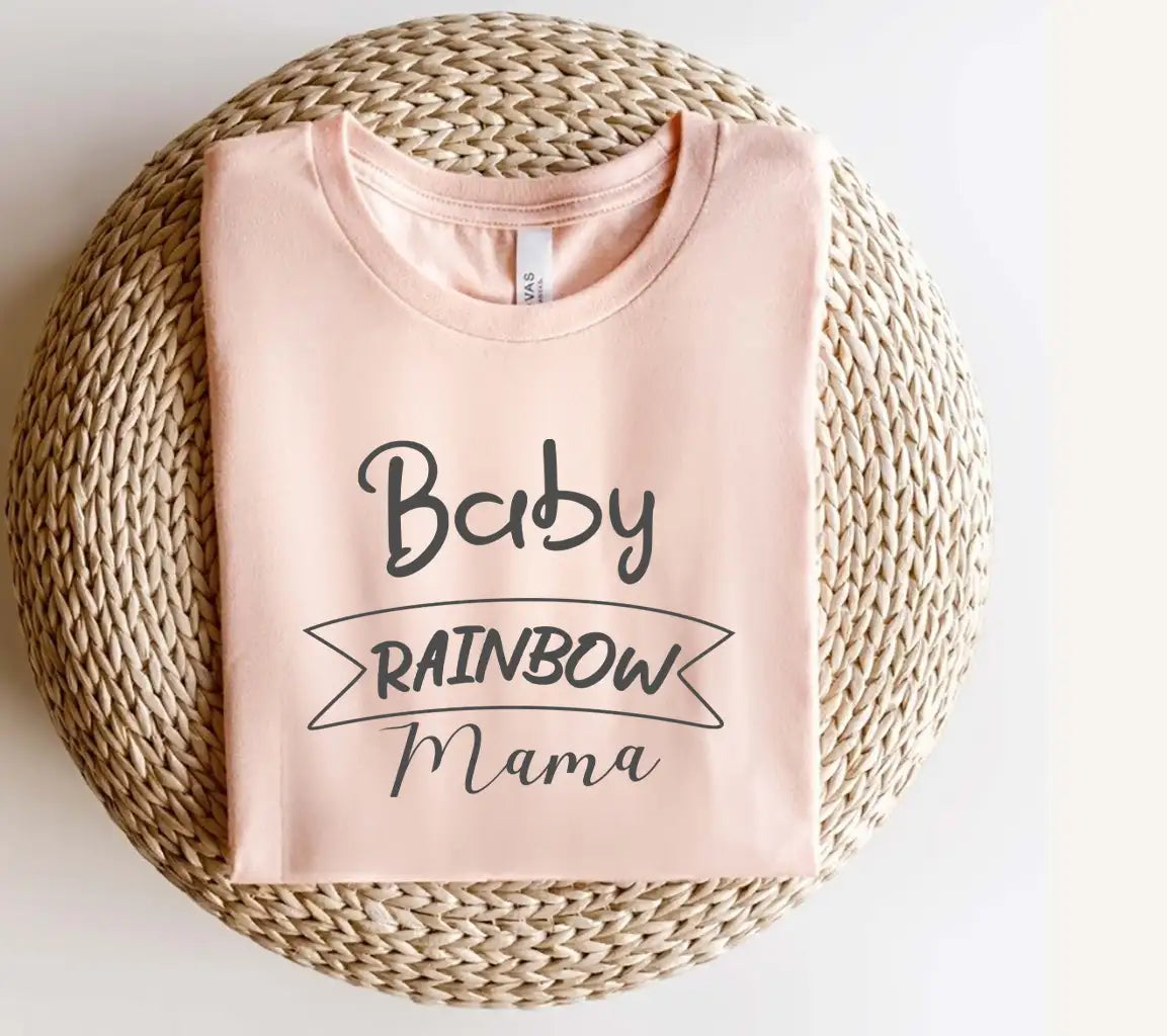 Baby Rainbow Mama SVG Cut File - Family Love & Home Decor SVG