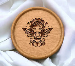  Fairy with Wings SVG - Whimsical Cartoon Design SVG