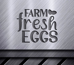 Farmhouse Fresh Eggs SVG Logo -  SVG