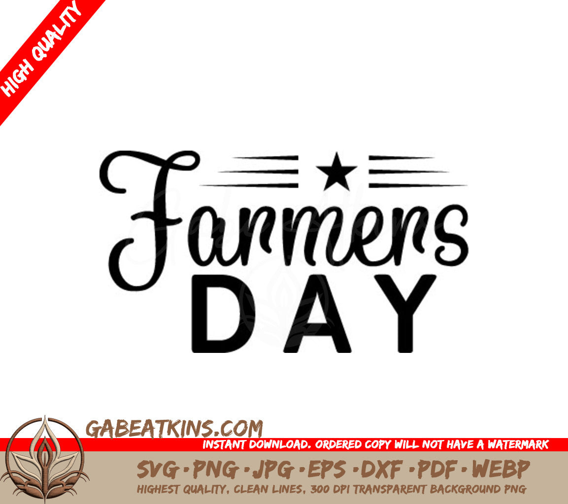  Farmhouse Farmers Day SVG Design SVG