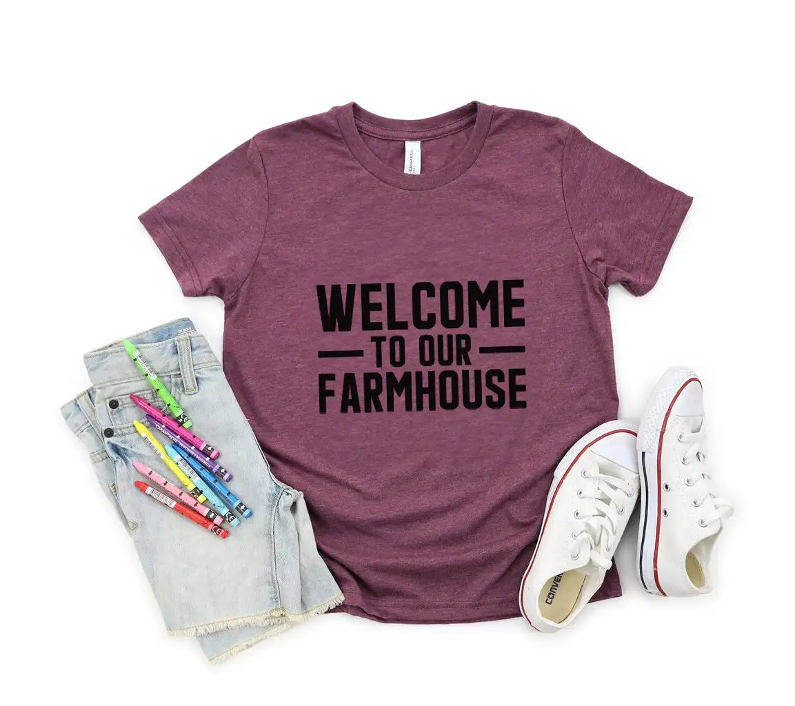  Farmhouse Welcome Sign SVG - Welcome to Our Farmhouse SVG