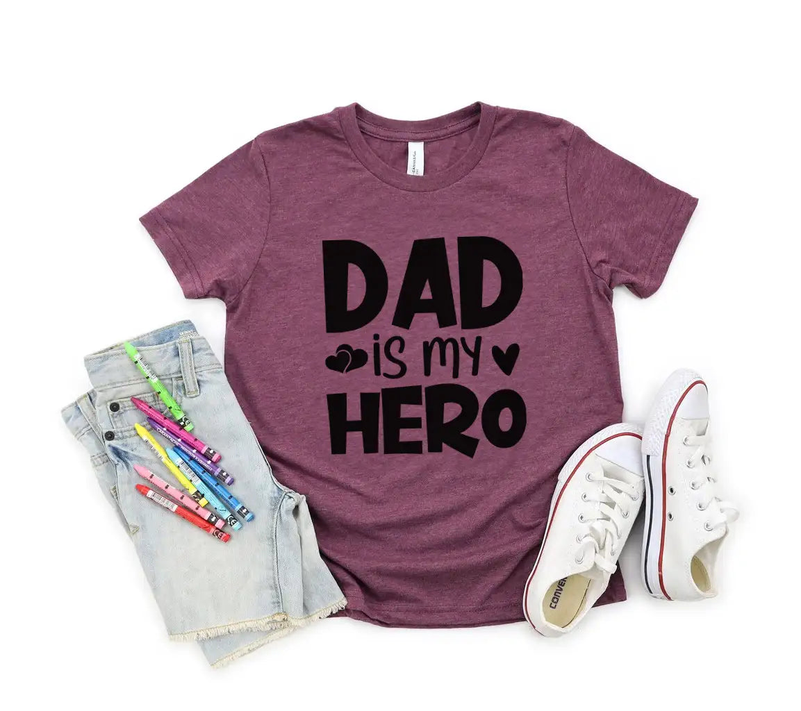 Dad Is My Hero SVG - Fathers Day Design SVG