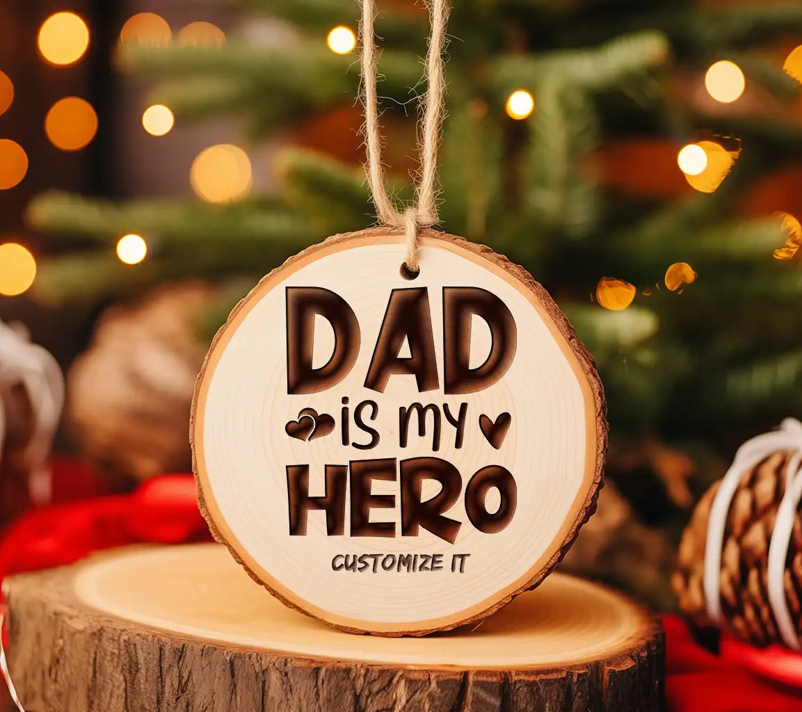 Dad Is My Hero SVG - Fathers Day Design SVG