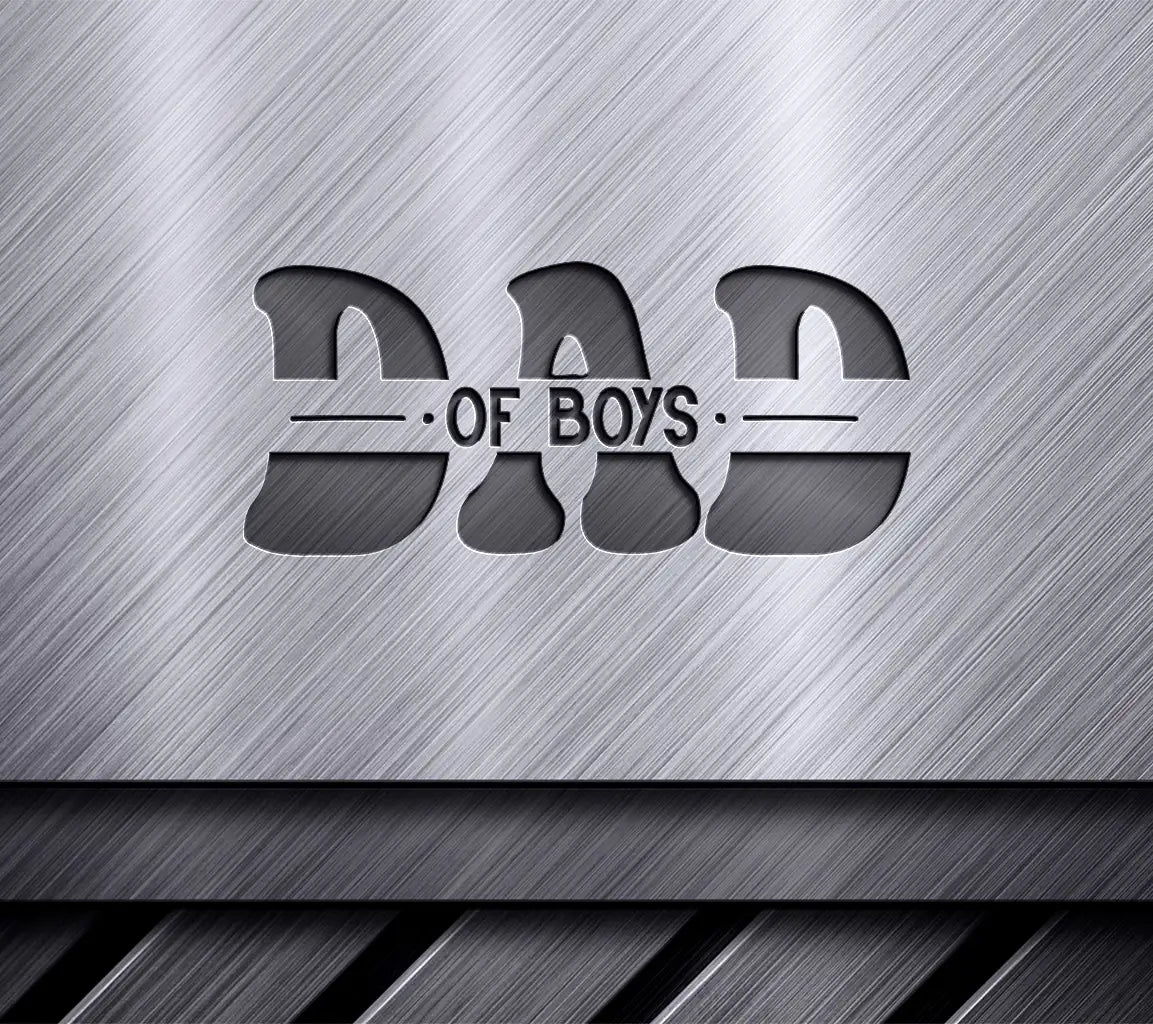  Dad of Boys SVG Logo - Fathers Day Graphic SVG