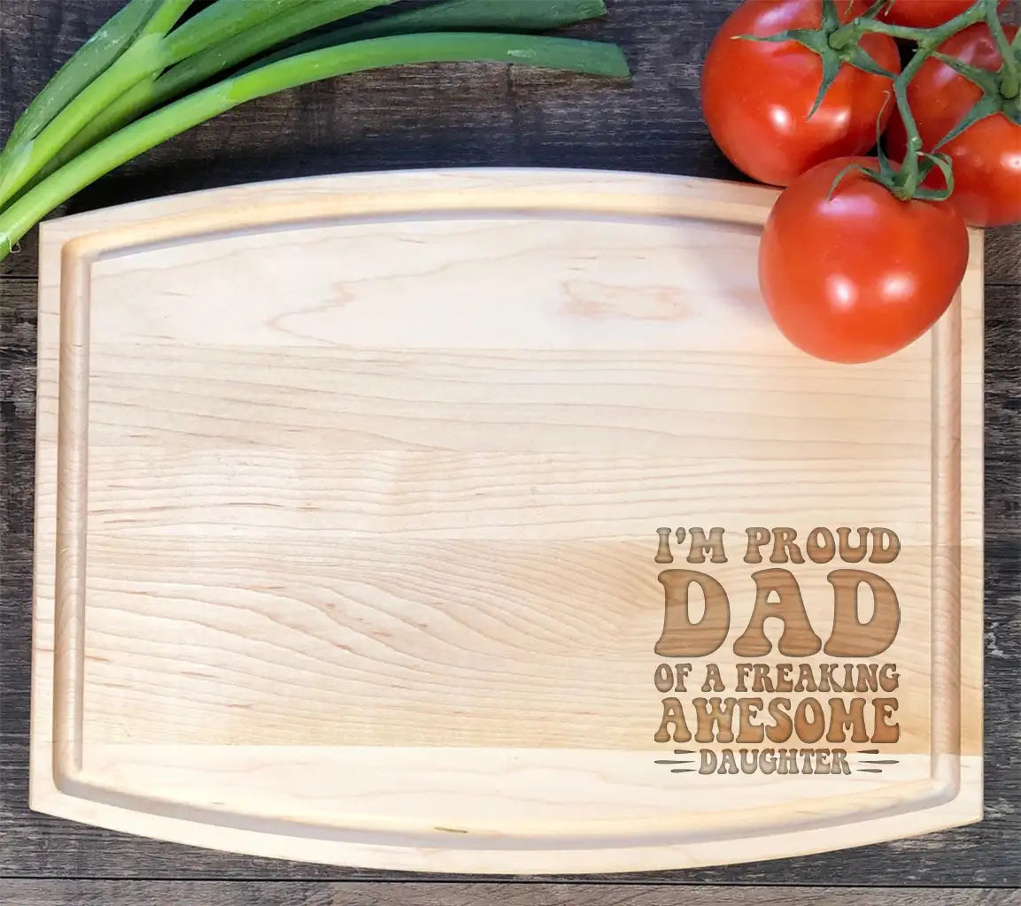 Im Proud Dad of a Freaking Awesome Daughter SVG -  Fathers Day Poster SVG
