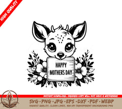 Fawns Mothers Day Digital Product - SVG