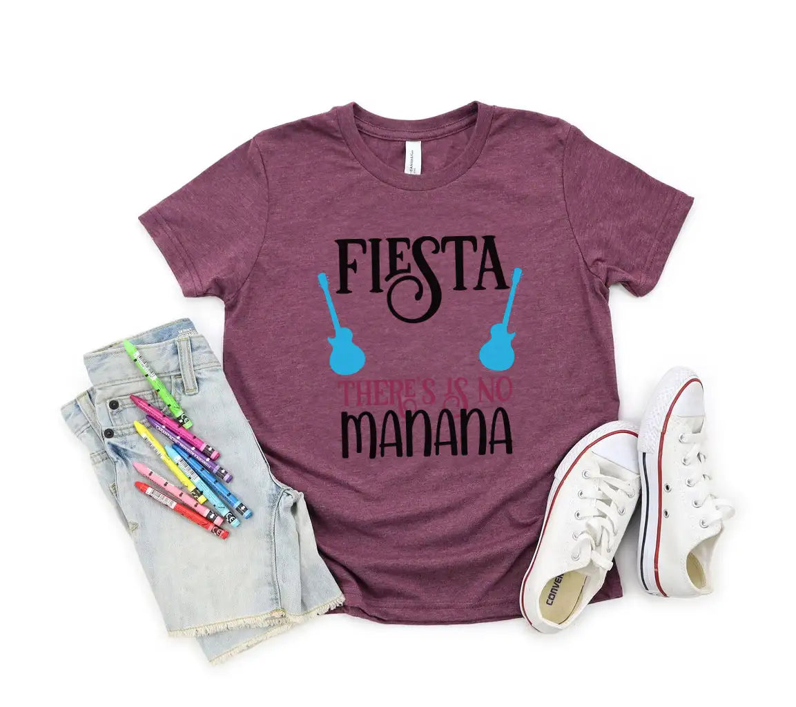 Fiesta SVG Theres No Mañana Sign - Digital Cut File SVG