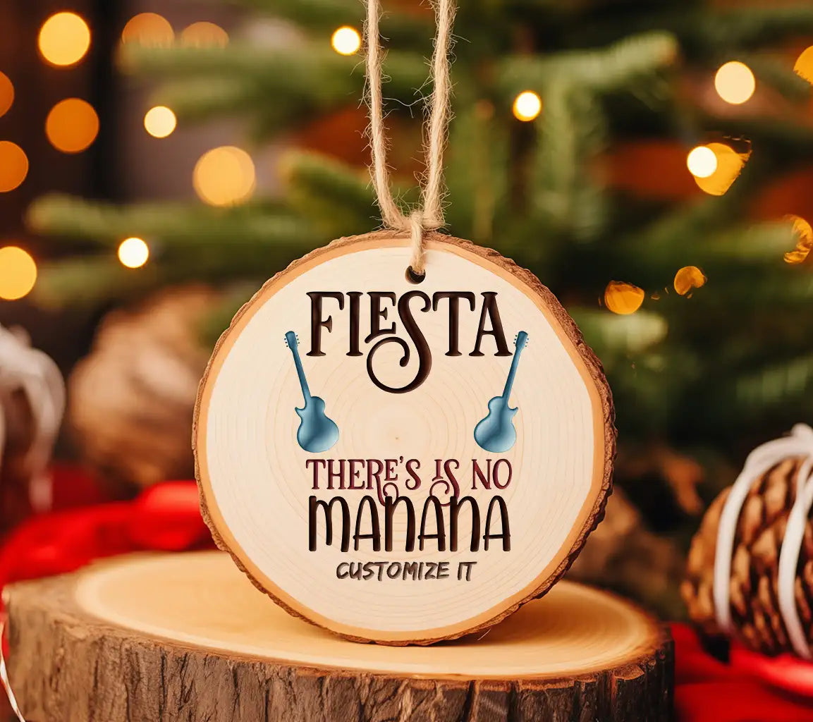Fiesta SVG Theres No Mañana Sign - Digital Cut File SVG