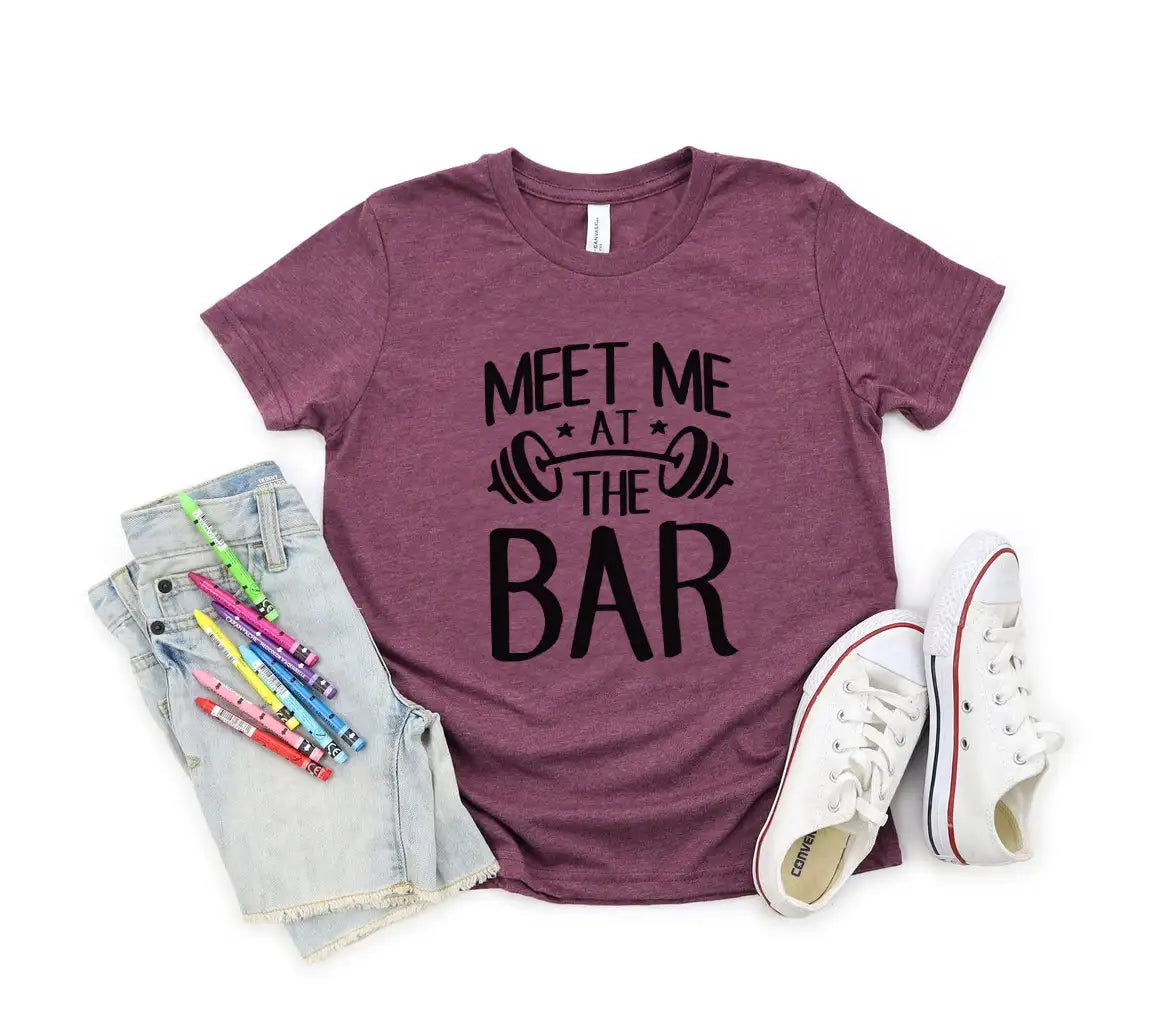 Meet Me At The Bar - Fitness Barbell SVG SVG