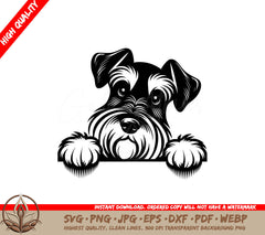 Floppy-eared Giant Schnauzer SVG - Digital File Bundles