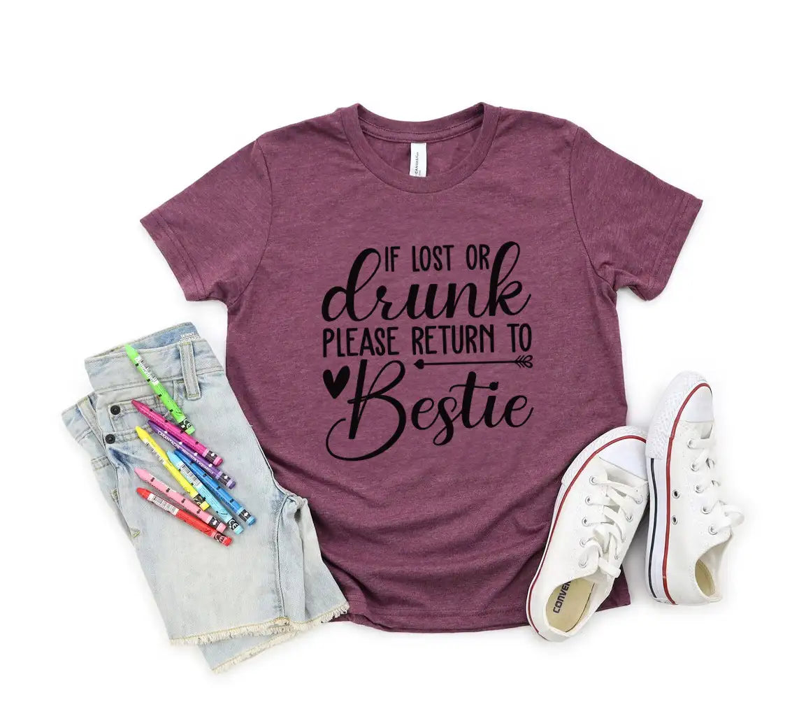 Bestie SVG - If Lost or Drunk, Please Return SVG