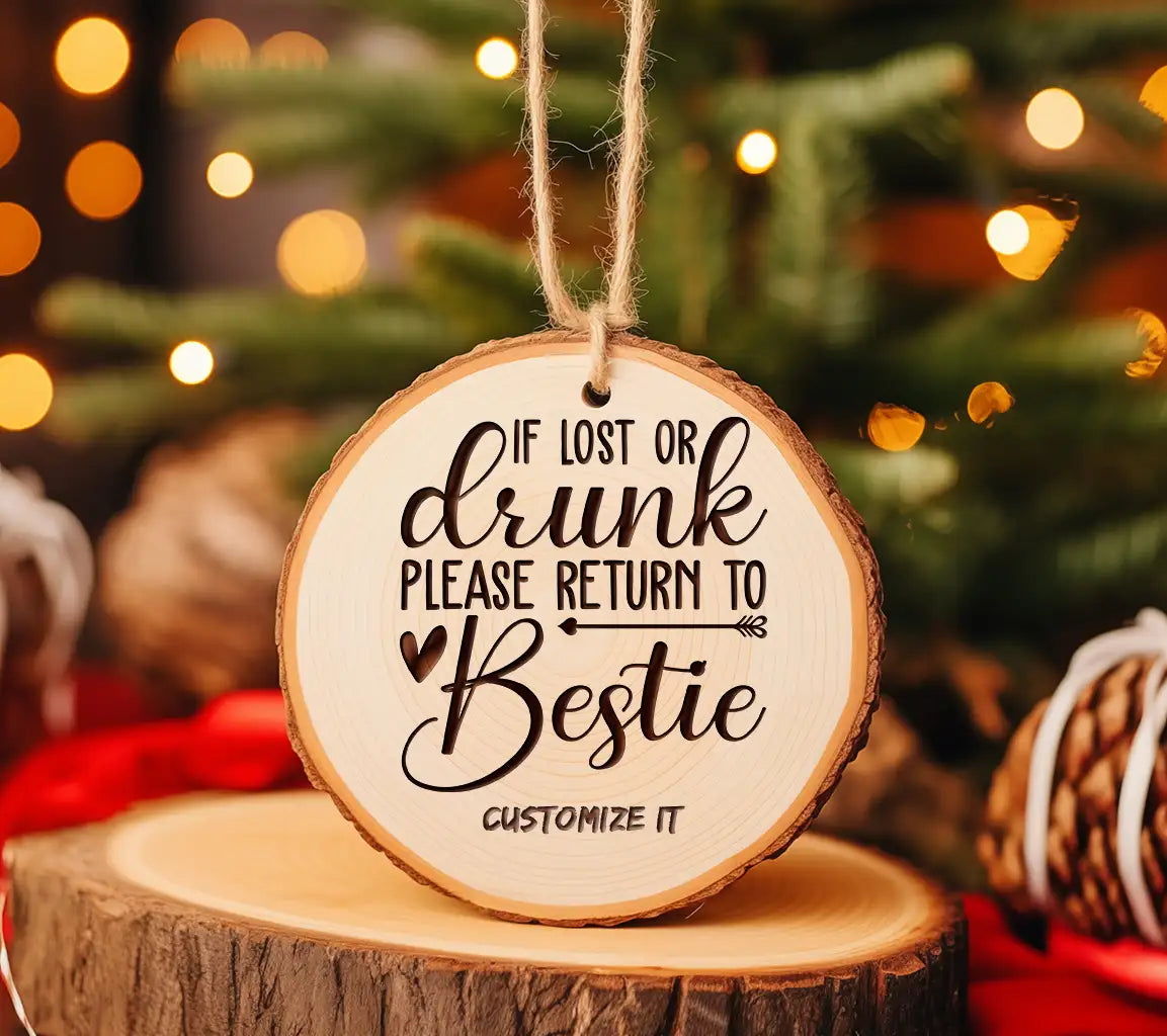 Bestie SVG - If Lost or Drunk, Please Return SVG