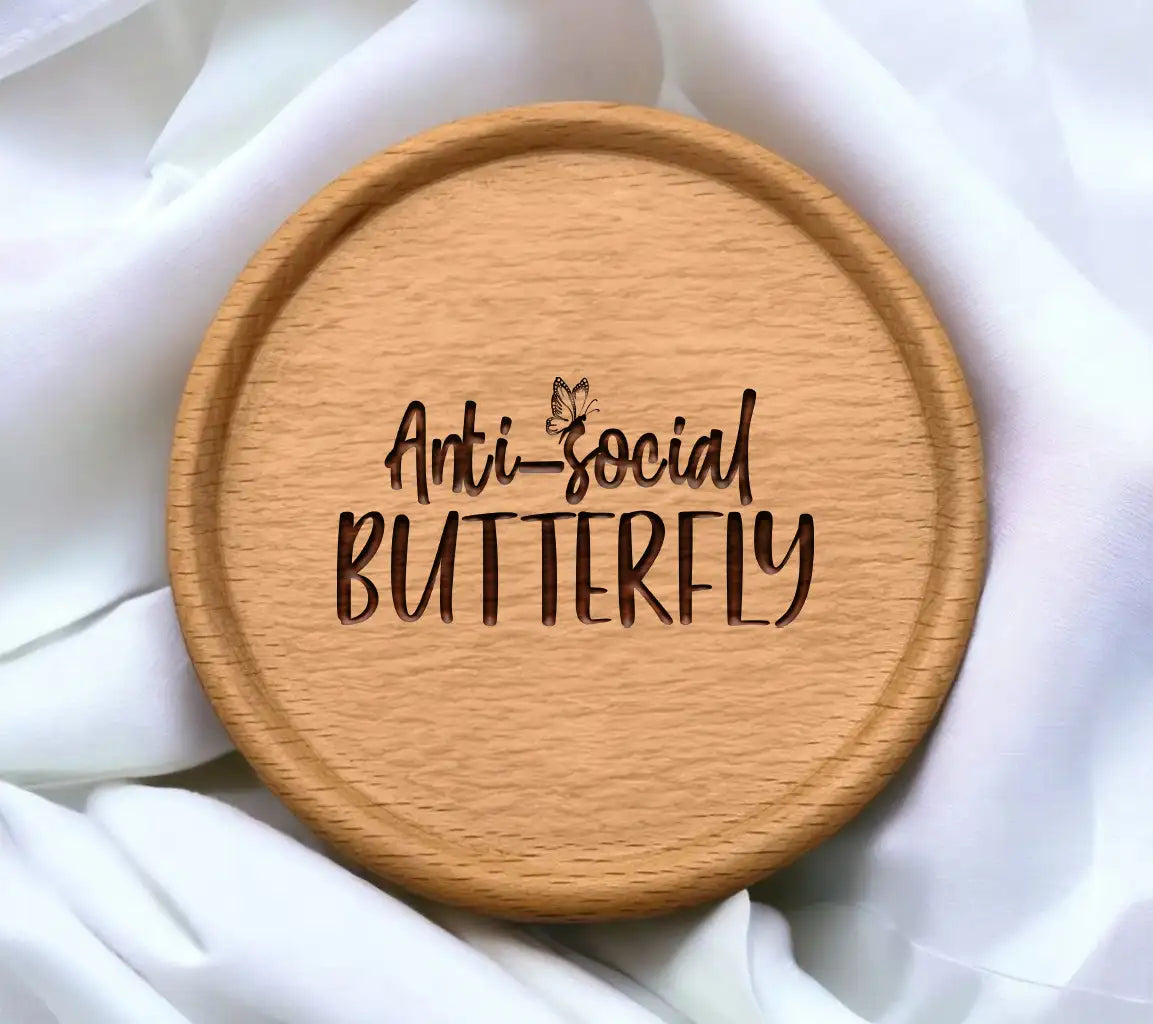 Anti-Social Butterfly SVG -  Design Design SVG