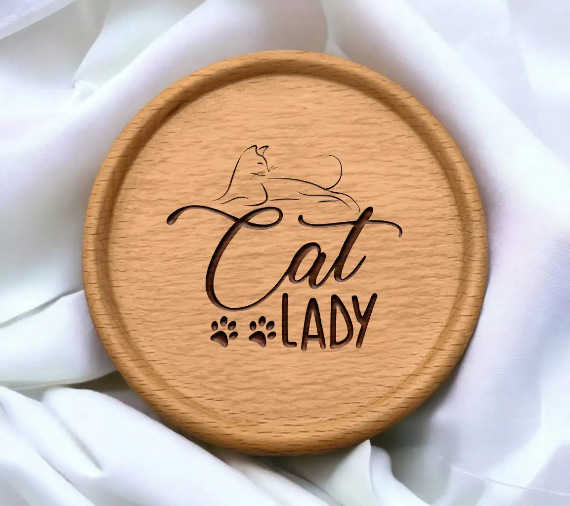 Funny Cat Lady SVG -  Cat Drawing SVG