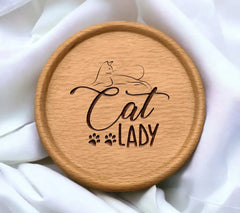 Funny Cat Lady SVG -  Cat Drawing SVG